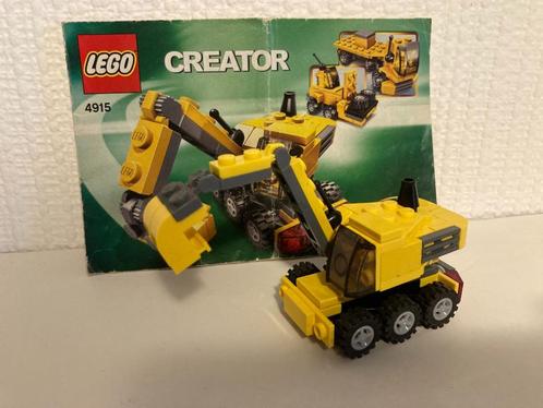 Lego Creator graafmachine 4915, Kinderen en Baby's, Speelgoed | Duplo en Lego, Gebruikt, Lego, Complete set, Ophalen of Verzenden