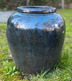 Pots en céramique brun bleu, Comme neuf, Intérieur, Enlèvement
