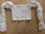 Blouse NA-KD maat 34, NA-KD, Wit, Ophalen of Verzenden, Zo goed als nieuw