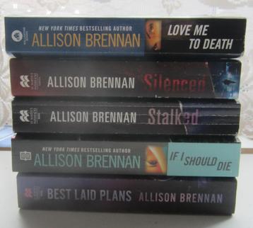 livres, thrillers, détectives, A. BRENNAN, en vente séparéme