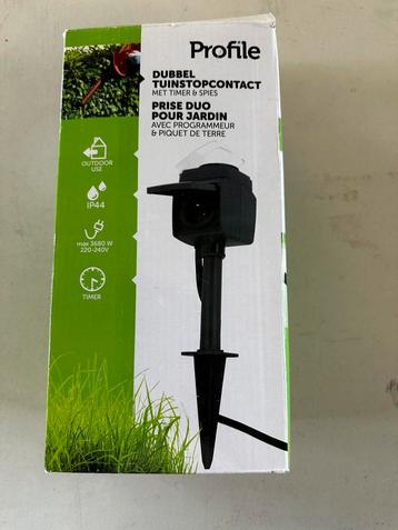 Prise de courant exterieure avec timer  beschikbaar voor biedingen