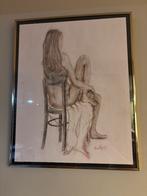 Dessin : Femme nue signée Matthysen, Enlèvement ou Envoi