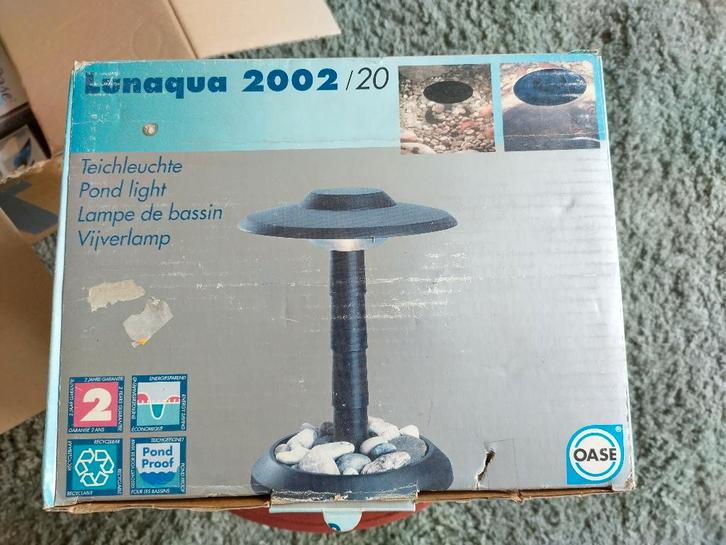 Lampe de bassin Oase Lunaqua 2002/20 neuve dans sa boîte, Jardin & Terrasse, Accessoires pour étangs, Neuf, Éclairage d'étang