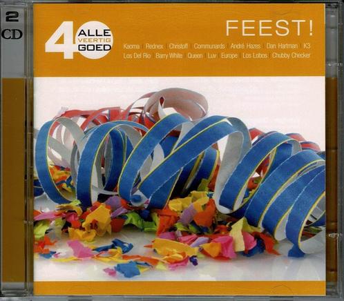 2CD-compilatie Alle 40 goed: Feest!, CD & DVD, CD | Compilations, Comme neuf, Enlèvement ou Envoi