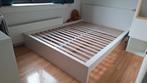 Twijfelaar bedframe incl lattenbodem, Ophalen, Gebruikt, Twijfelaar