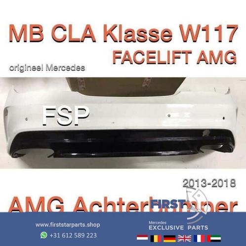 W117 CLA AMG Facelift Achterbumper Mercedes 2013-2018 wit MB, Autos : Pièces & Accessoires, Carrosserie & Tôlerie, Pare-chocs