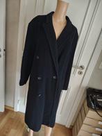 lange vintage wollen wintermantel, Taille 42/44 (L), Comme neuf, Vintage, Bleu