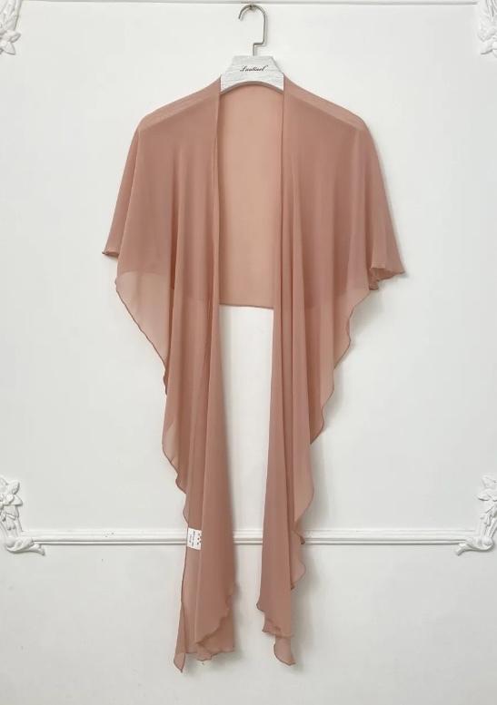 stola ivoor - stola chiffon, Kleding | Dames, Mutsen, Sjaals en Handschoenen, Nieuw, Sjaal, Ophalen of Verzenden