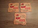 Oude bierviltjes chasse royale (4), Verzamelen, Ophalen of Verzenden