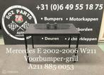 Mercedes E klasse W211 voorbumper grill grille 2002-2006, Enlèvement ou Envoi, Utilisé, Mercedes-Benz