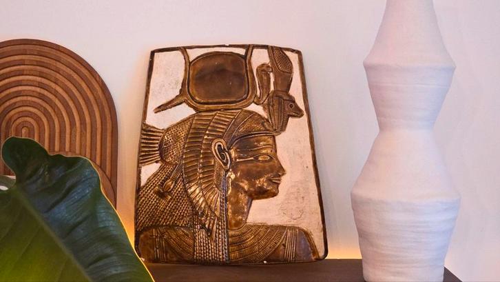 Relief Mural Égyptien (30 cm), Antiquités & Art, Curiosités & Brocante, Enlèvement ou Envoi