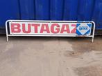 Groot stoer reclamebord BUTAGAZ camping gaz., Ophalen, Gebruikt, Reclamebord