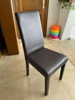 Gratis afhalen donkerbruine eetkamerstoelen (8 stuks), Huis en Inrichting, Stoelen, Ophalen, Bruin, Vijf, Zes of meer stoelen