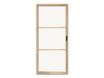 Binnendeur met glas | Eiken deur | Vanaf €350,-  beschikbaar voor biedingen