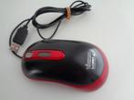 Souris ordinateur Vivanco Laser Rouge / noire., Informatique & Logiciels, Souris, Vivanco, Filaire, Utilisé