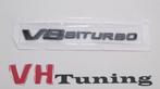 Mercedes AMG V8 Biturbo 3D logo zelfklevend 17 cm, Ophalen