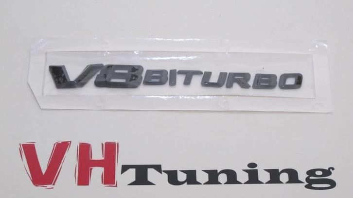 Mercedes AMG V8 Biturbo 3D logo zelfklevend 17 cm, Auto diversen, Tuning en Styling, Ophalen