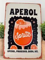 Metalen reclamebord Aperol Spritz, Verzamelen, Ophalen of Verzenden, Nieuw, Reclamebord