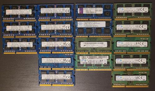 RAM 4GB RAM SODIMM  DDR3L PC3L-12800 1600 Mhz, Informatique & Logiciels, Mémoire RAM, Utilisé, Laptop, 4 GB, DDR3, Enlèvement ou Envoi