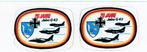 2x sticker 20 Jahre Jabo G 43 - Duitse Luftwaffe, Verzamelen, Overige typen, Luchtmacht, Verzenden