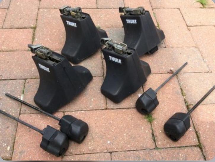 Pack de 4 pieds barres de toit Thule 750 Rapid System (754), Autos : Pièces & Accessoires, Barres latérales, Enlèvement