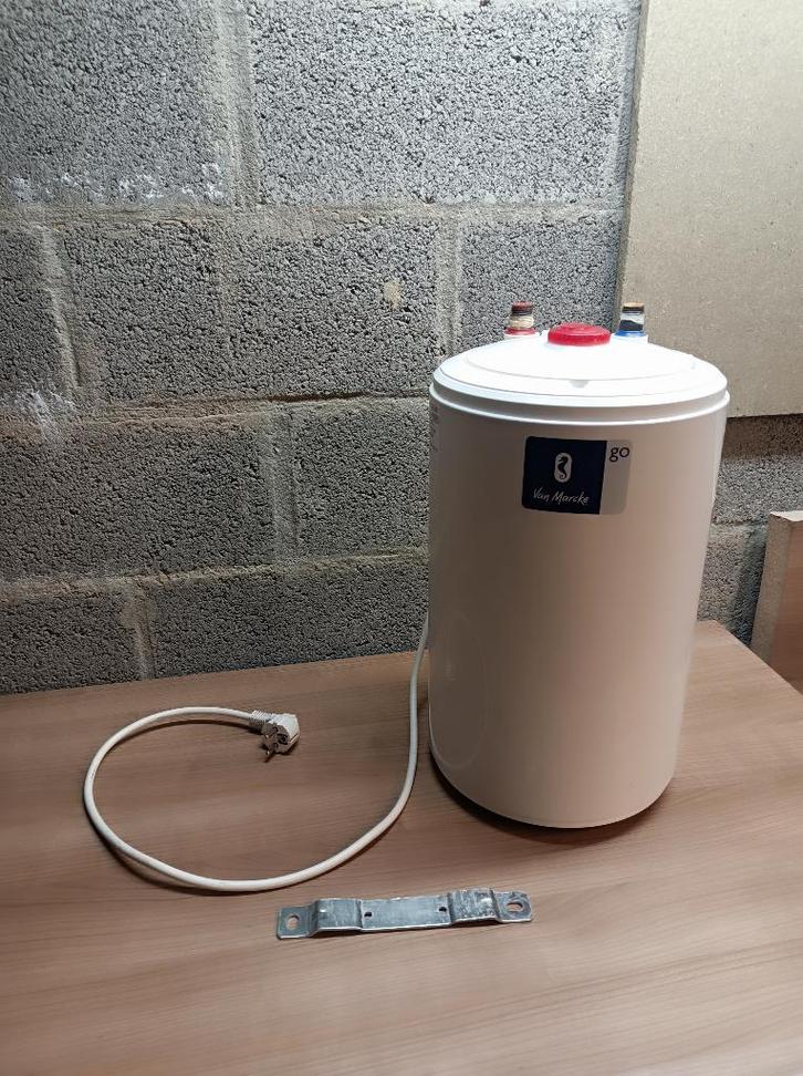 Boiler Van Marcke go - 10L, Doe-het-zelf en Bouw, Chauffageketels en Boilers, Gebruikt, Boiler, Minder dan 20 liter, 3 t/m 5 jaar oud