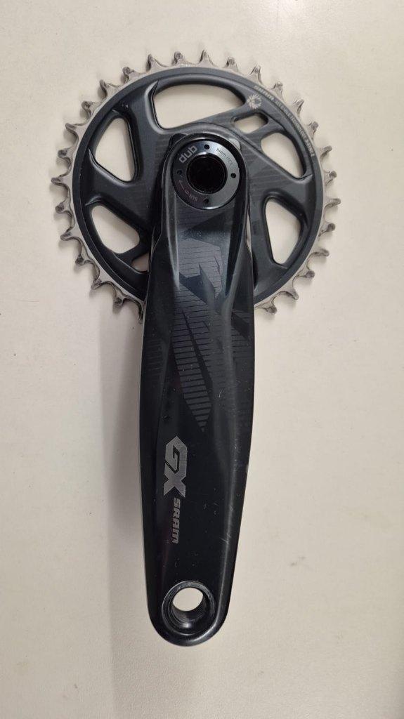Sram crankstel fc-gx-1-c1, Fietsen en Brommers, Fietsonderdelen, Gebruikt, Mountainbike, Crankstel of Pedalen, Ophalen