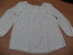 ecru bloesje NEW LOOK en TERRA di SIENNA in maat S, Kleding | Dames, Ophalen of Verzenden, Gedragen, Maat 36 (S), Wit