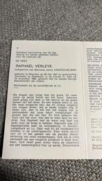 Werknemer zuivelfabriek Lo, Verzenden, Bidprentje