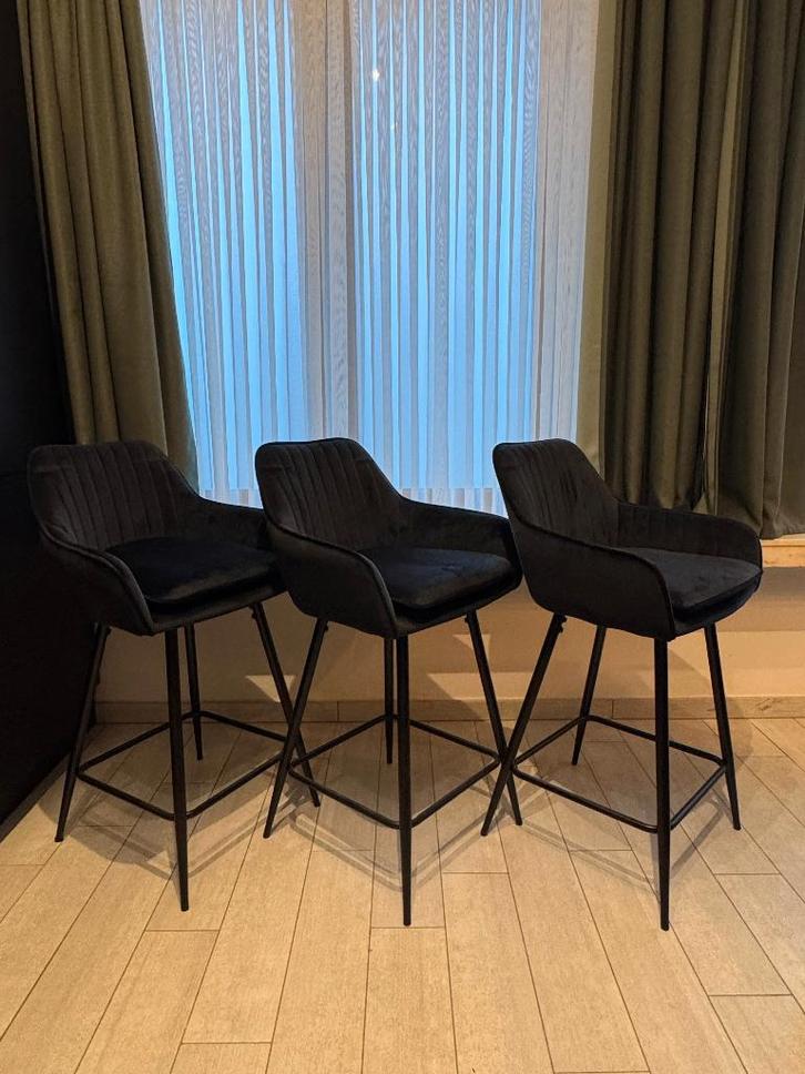 Barkrukken, Huis en Inrichting, Barkrukken, Zo goed als nieuw, 3 krukken, Ophalen