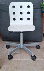 Bureaustoel ikea, Enlèvement, Utilisé, Blanc, Chaise de bureau