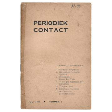Vlaamse Oostfronters - Periodiek Contact - 1951 beschikbaar voor biedingen