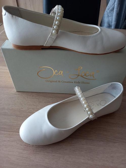 Parelmoer ballerina's afgewerkt met parels Oca-Loca, Kinderen en Baby's, Kinderkleding | Schoenen en Sokken, Zo goed als nieuw