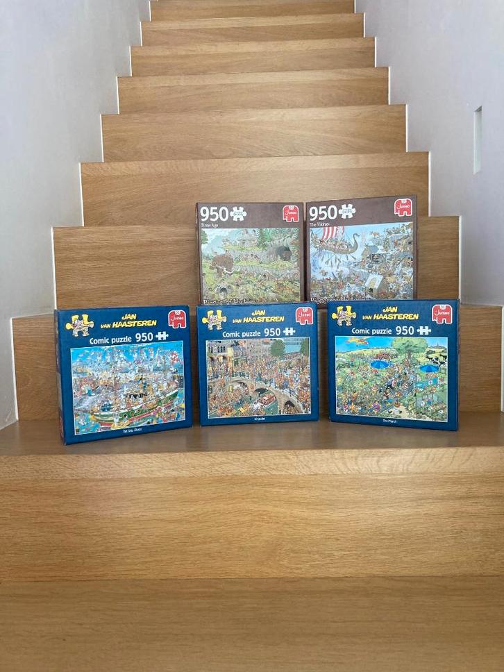 Puzzels Jan van Haasteren (Jvh), Wasgij?, Hobby en Vrije tijd, Denksport en Puzzels, Zo goed als nieuw, Legpuzzel, 500 t/m 1500 stukjes