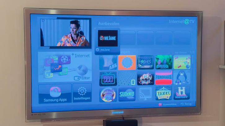 Samsung led 3D tv UE46C8700, Audio, Tv en Foto, Televisies, Gebruikt, LED, 100 cm of meer, HD Ready (720p), Samsung, Smart TV