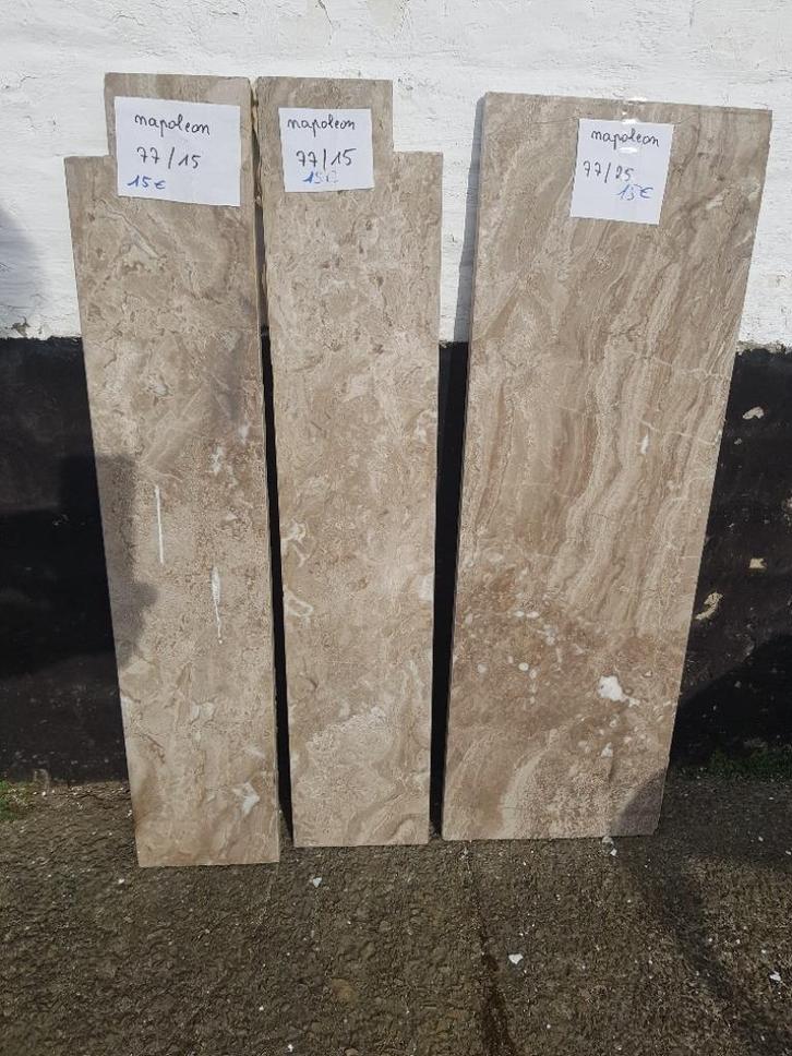 tabletten marmer en natuurstenen, Doe-het-zelf en Bouw, Plinten en Afwerking, Ophalen of Verzenden