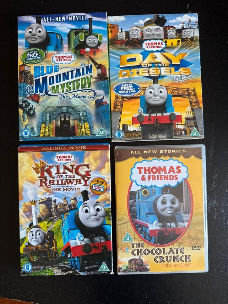 Thomas & Friends - 4 DVD’s, Cd's en Dvd's, Blu-ray, Zo goed als nieuw, Kinderen en Jeugd, Ophalen of Verzenden