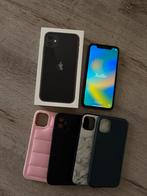 Iphone 11 128gb met hoesjes, Telecommunicatie, Mobiele telefoons | Apple iPhone, Ophalen, 69 %, Zwart, IPhone 11