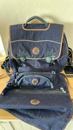 Schooltas + sporttas + pennenzak Kipling iniko. Goede staat, Handtassen en Accessoires, Tassen | Schooltassen, Blauw, Aktetas of Boekentas