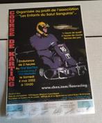 affiche de karting dédicacée en 2002, Sports & Fitness, Karting, Enlèvement ou Envoi, Utilisé, Autres types