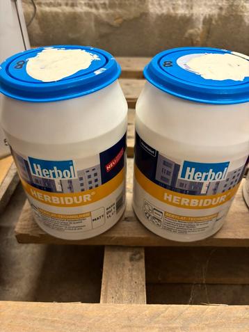 Herbol herbidur beige muurverf voor buiten 1liter beschikbaar voor biedingen