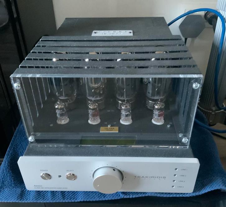 Tsakiridid Aeolos Ultra, TV, Hi-fi & Vidéo, Amplificateur à lampes, Amplificateur, Enlèvement ou Envoi
