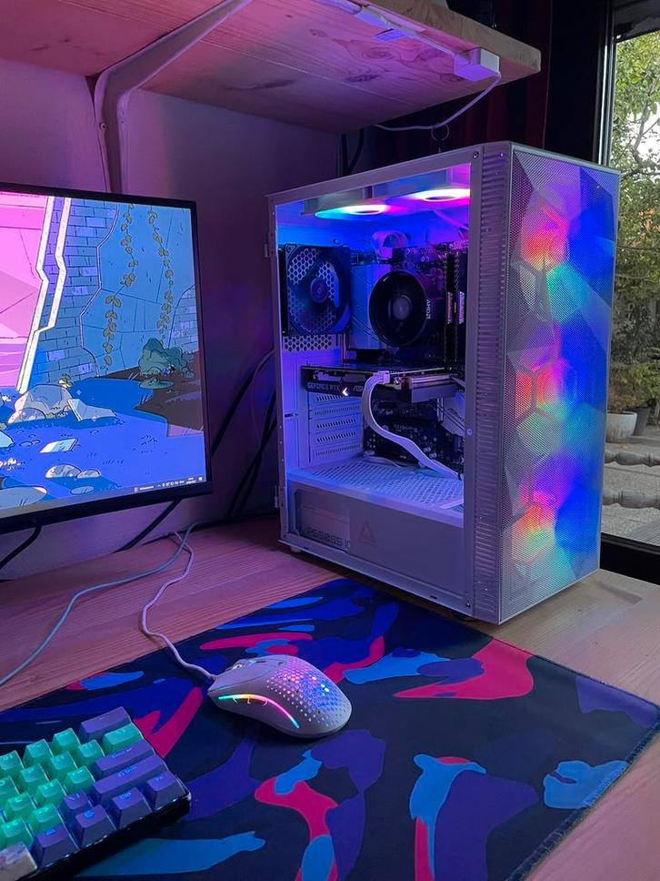 Gaming PC, Computers en Software, Desktop Pc's, Nieuw, 4 Ghz of meer, SSD, 32 GB, Met videokaart, Met monitor, Gaming, Ophalen of Verzenden