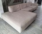 Beige hoekzetel 5-zit, Ophalen, Gebruikt, Stof