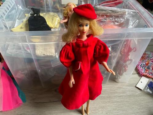 Vintage Barbie outfit mantel origineel jaren 60, Collections, Poupées, Utilisé, Vêtements, Enlèvement ou Envoi
