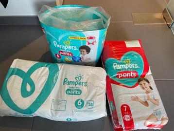 142 stuks nieuwe Pampers pants maat 6-7 beschikbaar voor biedingen