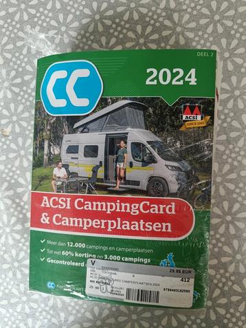 Nieuwe ACSI Campinggids camperplaatsen + kaart 2024