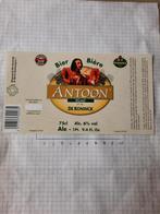 Bieretiket Antoon 2, Verzamelen, Ophalen of Verzenden, Nieuw