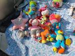 7 ophang knuffels met trekkoortje met muziek, Kinderen en Baby's, Ophalen of Verzenden, Zo goed als nieuw
