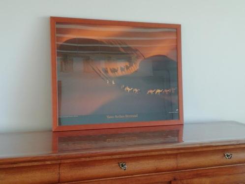 Ingelijste posters, onder glas, naar Yann ARTHUS-BERTRAND., Huis en Inrichting, Woonaccessoires | Lijsten, Zo goed als nieuw, 50 tot 75 cm